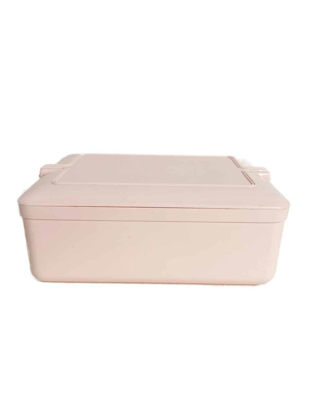 Vintage Tri-State Plastic MCM Pink IndexCard Recipe Box Henderson KY Mid-Century